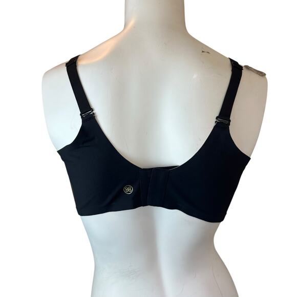 Honeylove Runway Black Mesh Wireless Crossover Bra with Padded Inserts sz XL EUC - Picture 3 of 5